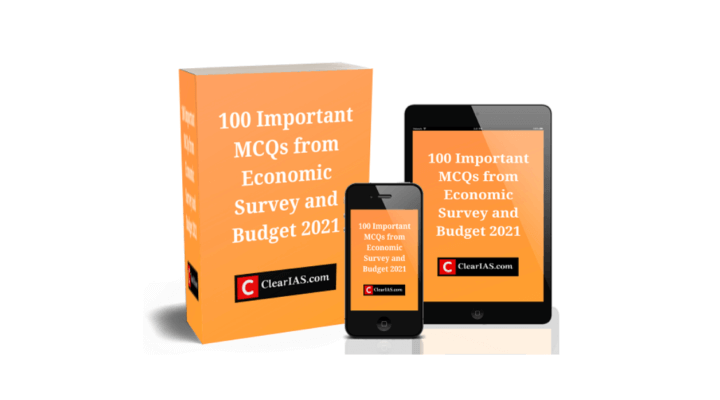 100 Important MCQs from Economic Survey and Budget 2021