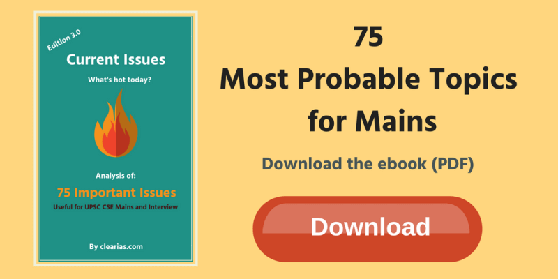 75 Most Probable Topics for Mains - PDF Ebook