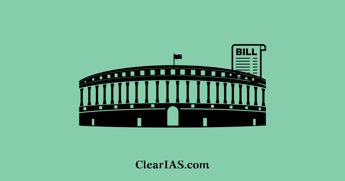 Bills and Procedures in the Parliament