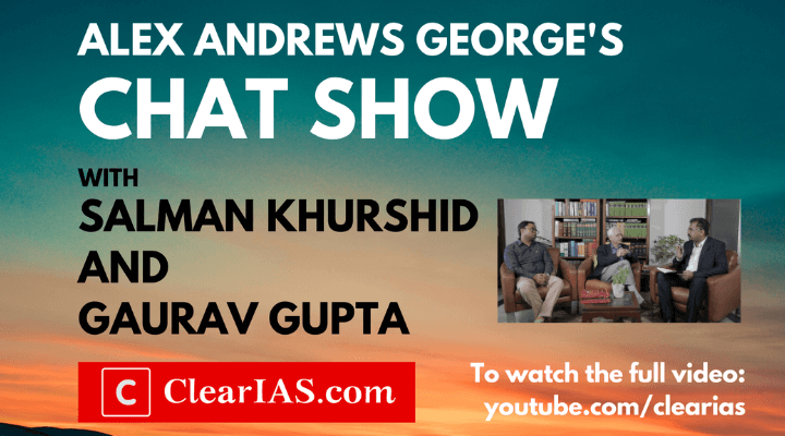 Chat Show - Alex Andrews George - Salman Khurshid - Gaurav Gupta