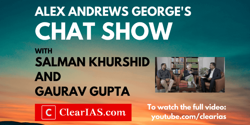 Chat Show - Alex Andrews George - Salman Khurshid - Gaurav Gupta