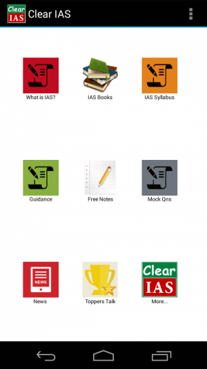 Clear IAS android app