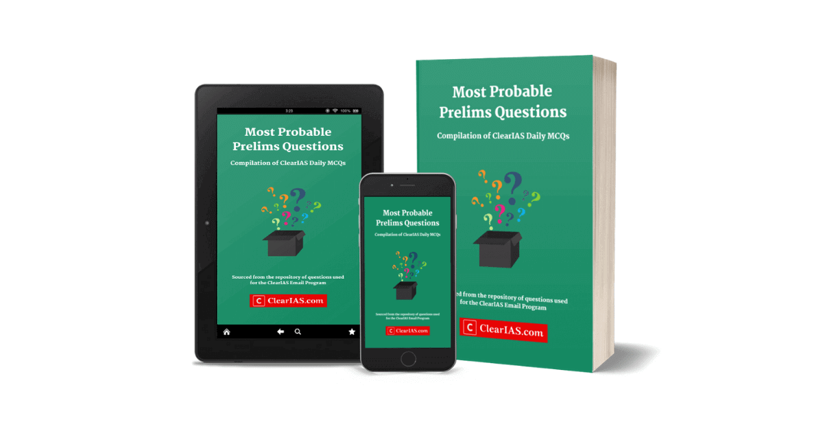 ClearIAS Most Probable Prelims Questions - CMPPQ PDF Download