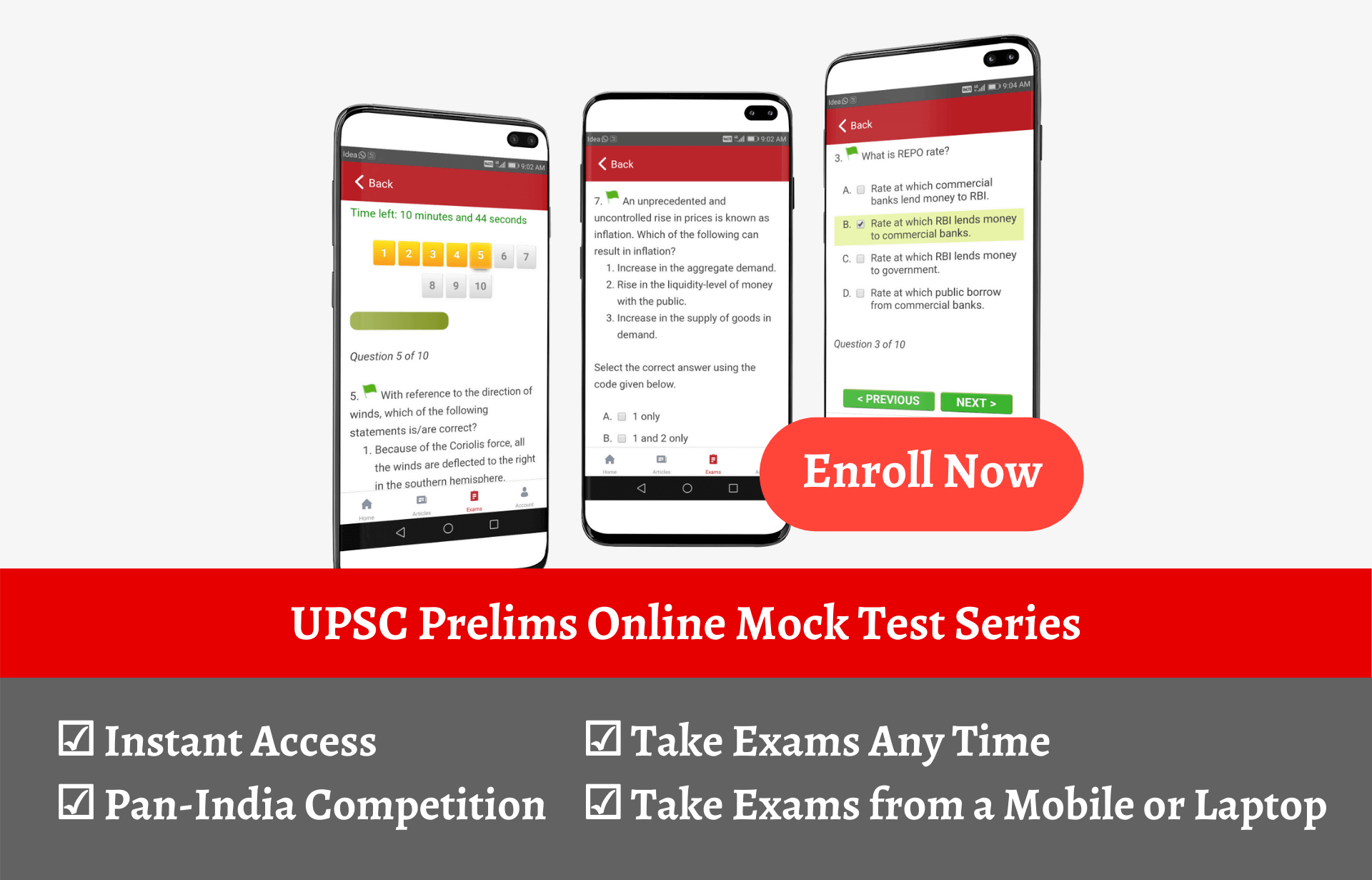 ClearIAS Prelims Test Series - Mobile App