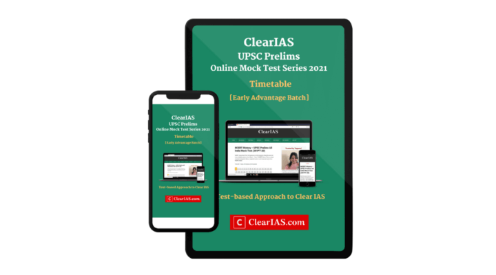 ClearIAS UPSC Prelims Test Series 2021 Timetable