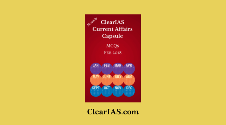 Current Affairs Capsules Monthly MCQs