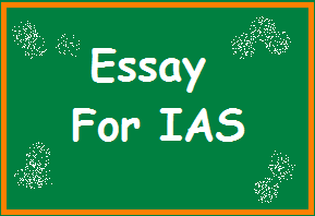 Essay Paper for IAS Exam