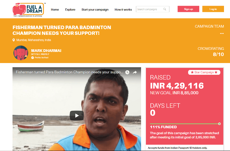 Fuel a Dream - Crowdfunding