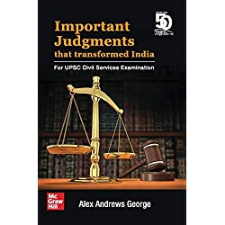 Important Judgments by Alex Andrews George Book