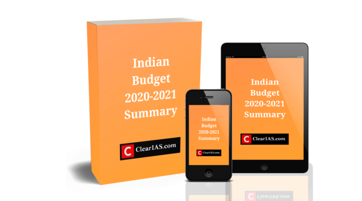 Indian Budget 2020-2021 Summary by ClearIAS