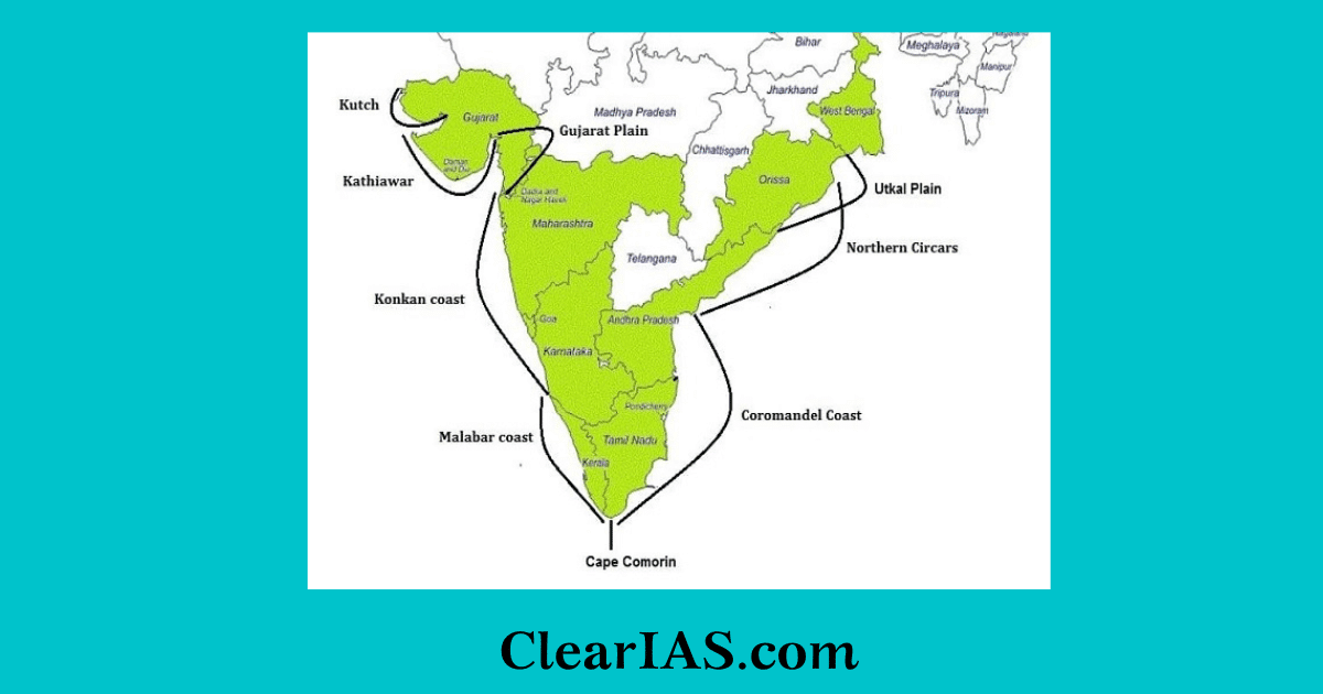 Malabar Coast World Map