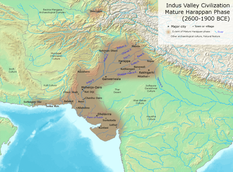 Indus valley sites: archaeological evidences