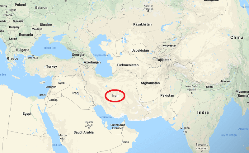 Iran Map - Regional Power