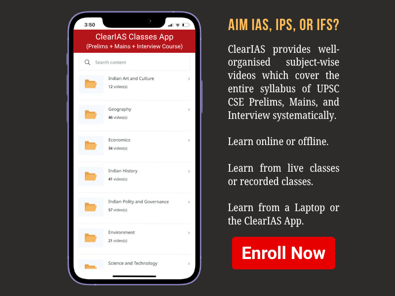 Join ClearIAS UPSC Course - Enroll Now