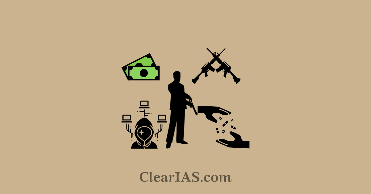 Linkages of organized crimes with terrorism