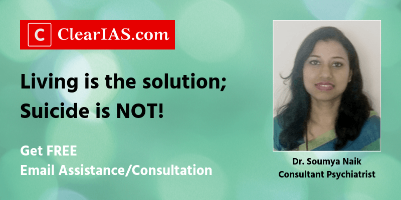 Exam Stress: Living is the solution; Suicide is NOT - Free consultation by Dr.Sowmya Naik