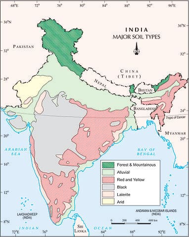 Soil Chart Of India