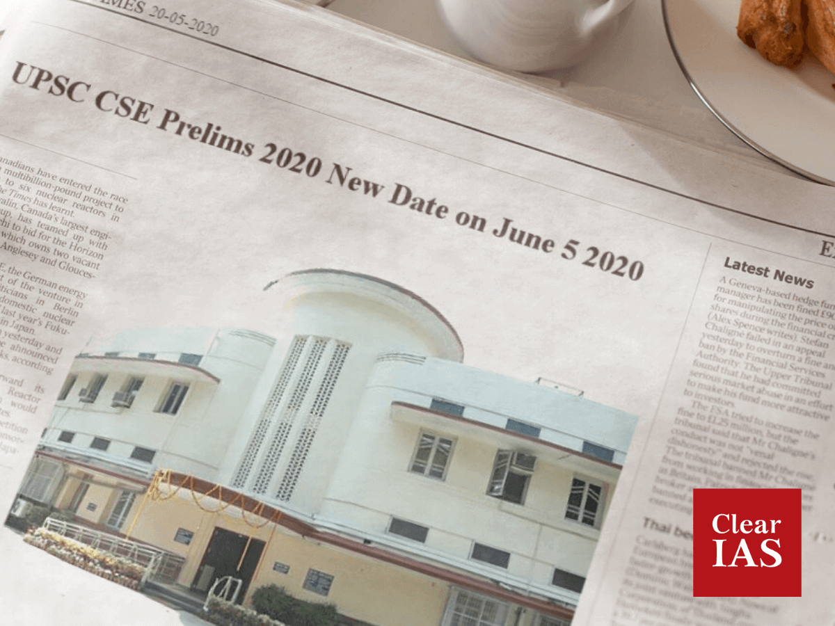 More Time for IAS Aspirants; UPSC to Announce Fresh Date of Prelims on June 05 2020