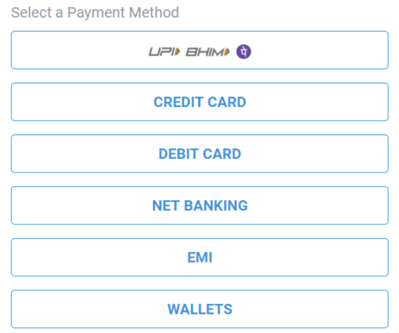 Payment Methods