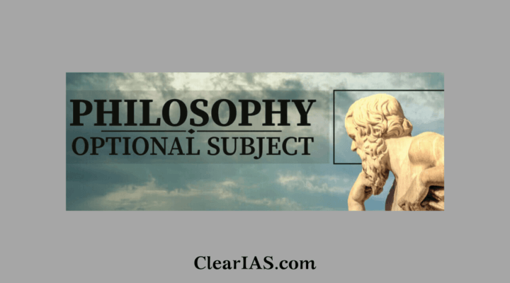 Philosophy Optional Paper Books to read for Civil Services Main Exam