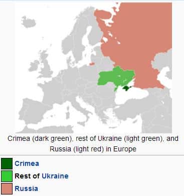 Russia Ukraine Map