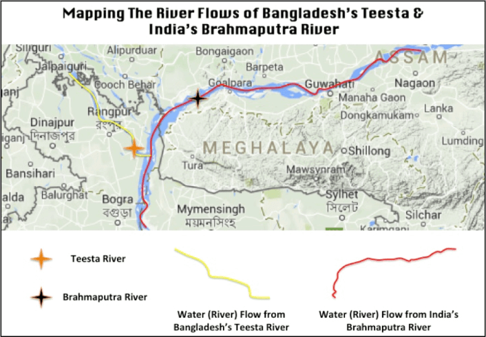 Teesta vs Brahmaputra