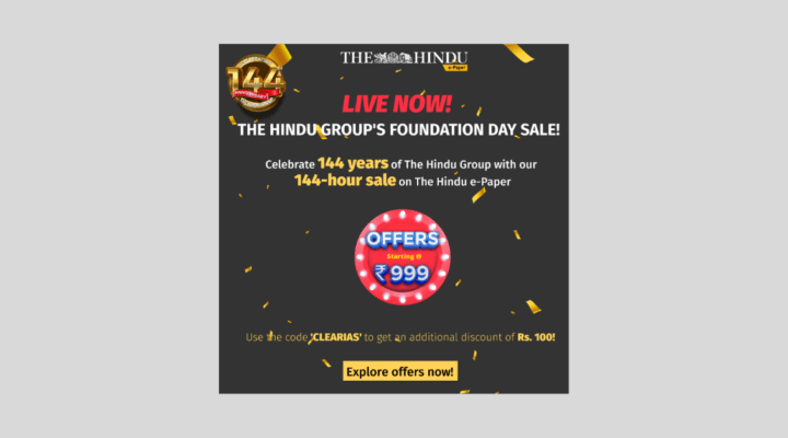 The Hindu Foundation Day Sale - 144