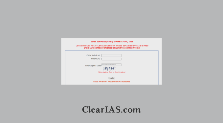 UPSC CSE 2025 Marksheet for Prelims and Mains