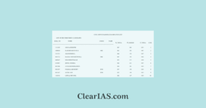 UPSC CSE 2025 Marksheet of Recommended candidates | ClearIAS