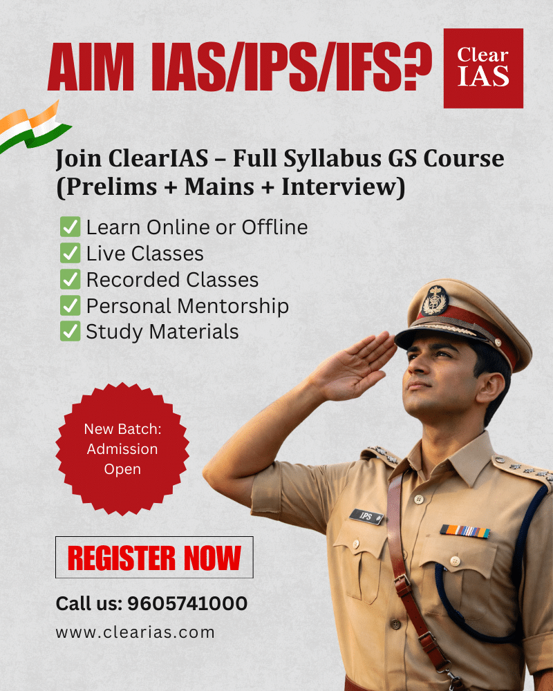 UPSC Full Syllabus GS Course - ClearIAS
