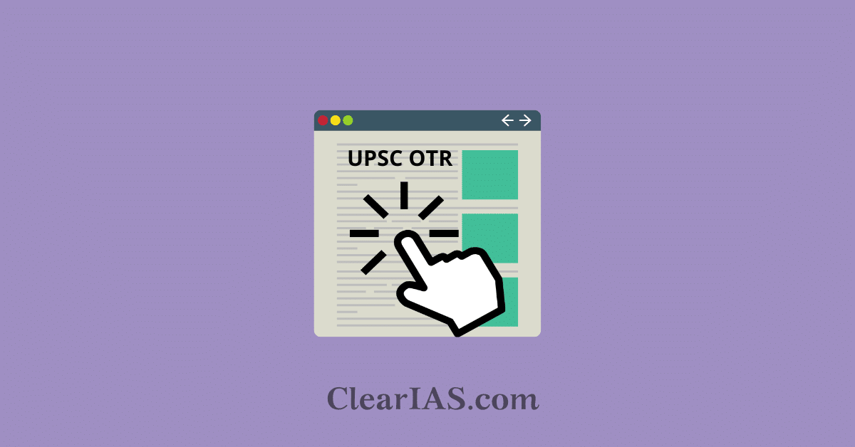 UPSC One Time Registration