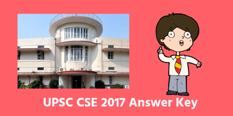 UPSC Prelims 2017 Answer Key