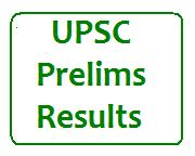 UPSC Prelims Results