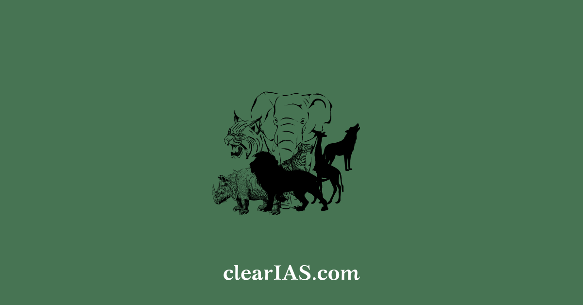 Top 100+ Animals protected in wildlife sanctuaries in india