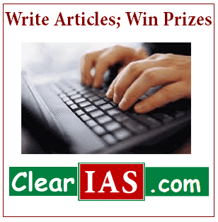 Write Articles in ClearIAS.com and Win Prizes