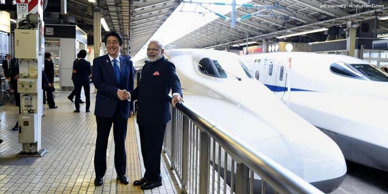 bullet trains in india-Abe-Modi