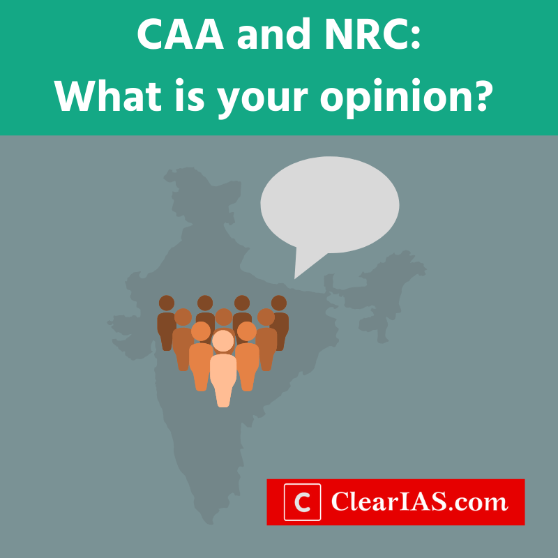 CAA and NRC - What is your opinion?