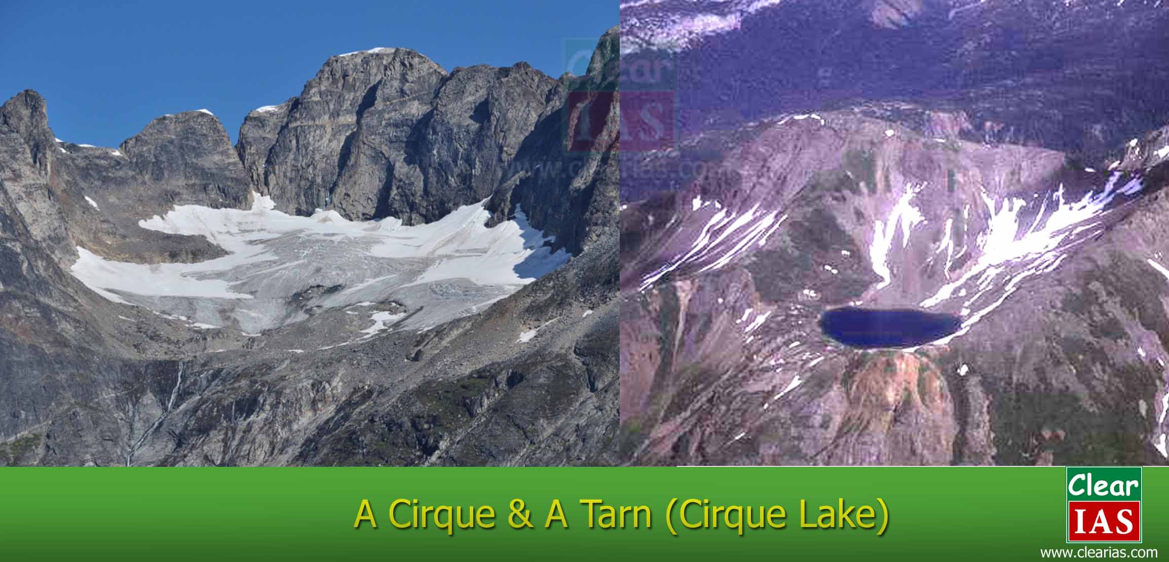 cirque- cirque lake - tarn lake