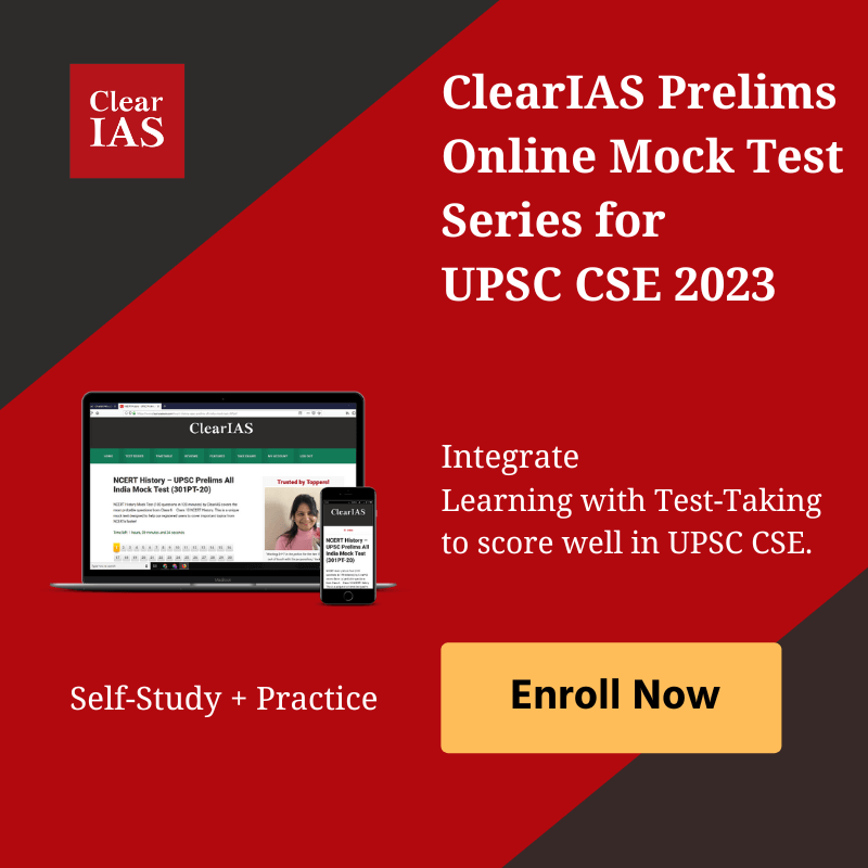 ClearIAS UPSC Prelims Online Mock Test Series