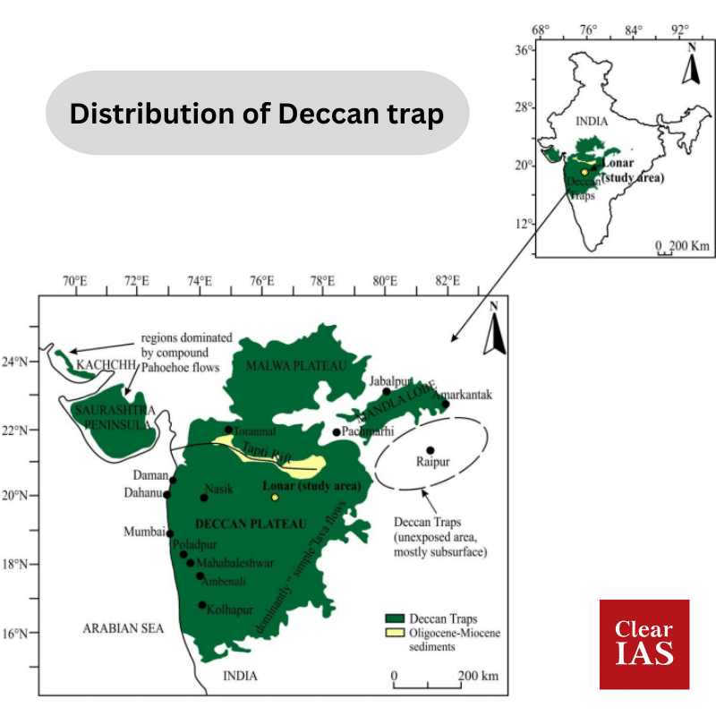 distribution of deccan trap