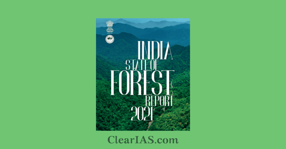 india state of forest report