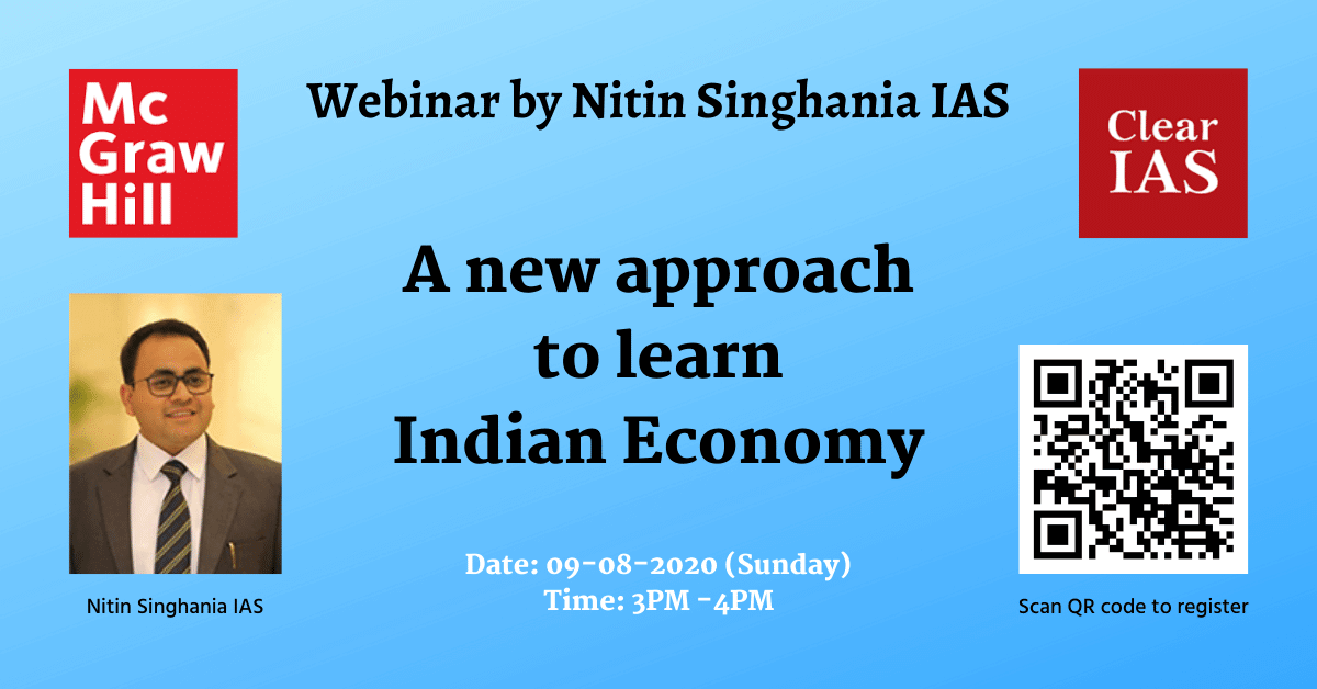 Webinar by Nitin Singhania IAS: ‘A New Approach to Learn Indian Economy’