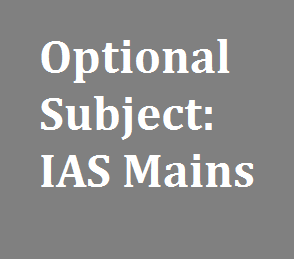 optional subject ias mains