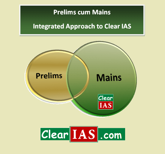 Prelims cum Mains Integrated Approach