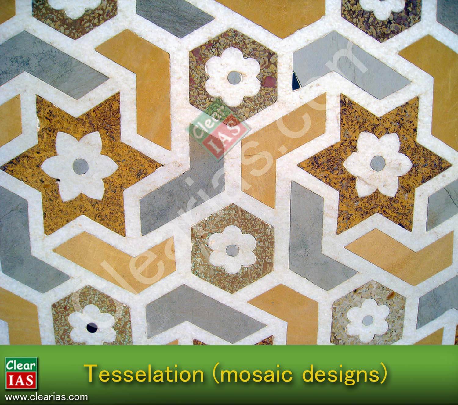 Nodel of tesselation works