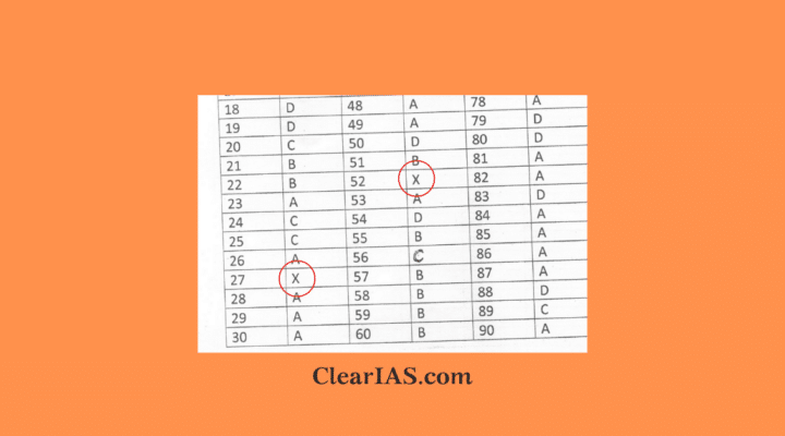 UPSC prelims 2020 answer key