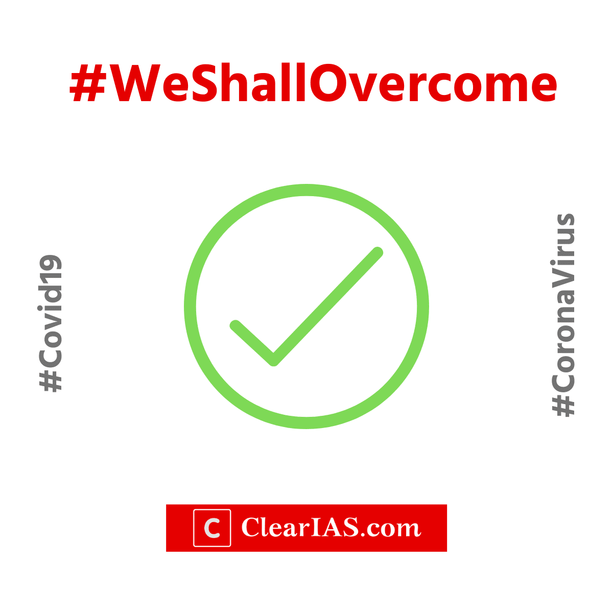 We shall overcome. We will overcome. #Covid19