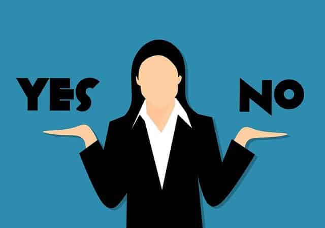 Answering YES or NO to loaded questions